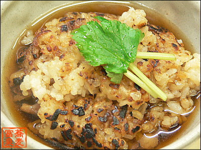 そば汁焦がしチャーハン